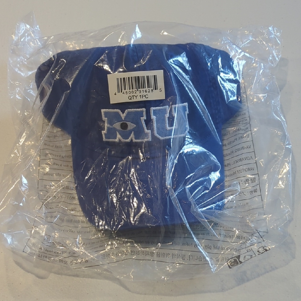 NWT Disney Monsters University Baseball Cap for Adults